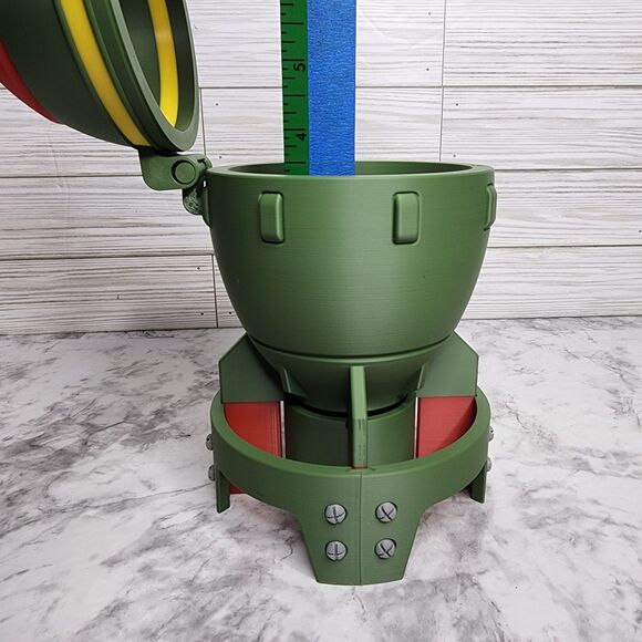 Fallout Mini Nuke Container 3D Printed Prop Container Planter Fat Man Ammo - Picture 8 of 9
